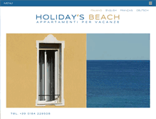 Tablet Screenshot of holidays-beach.it